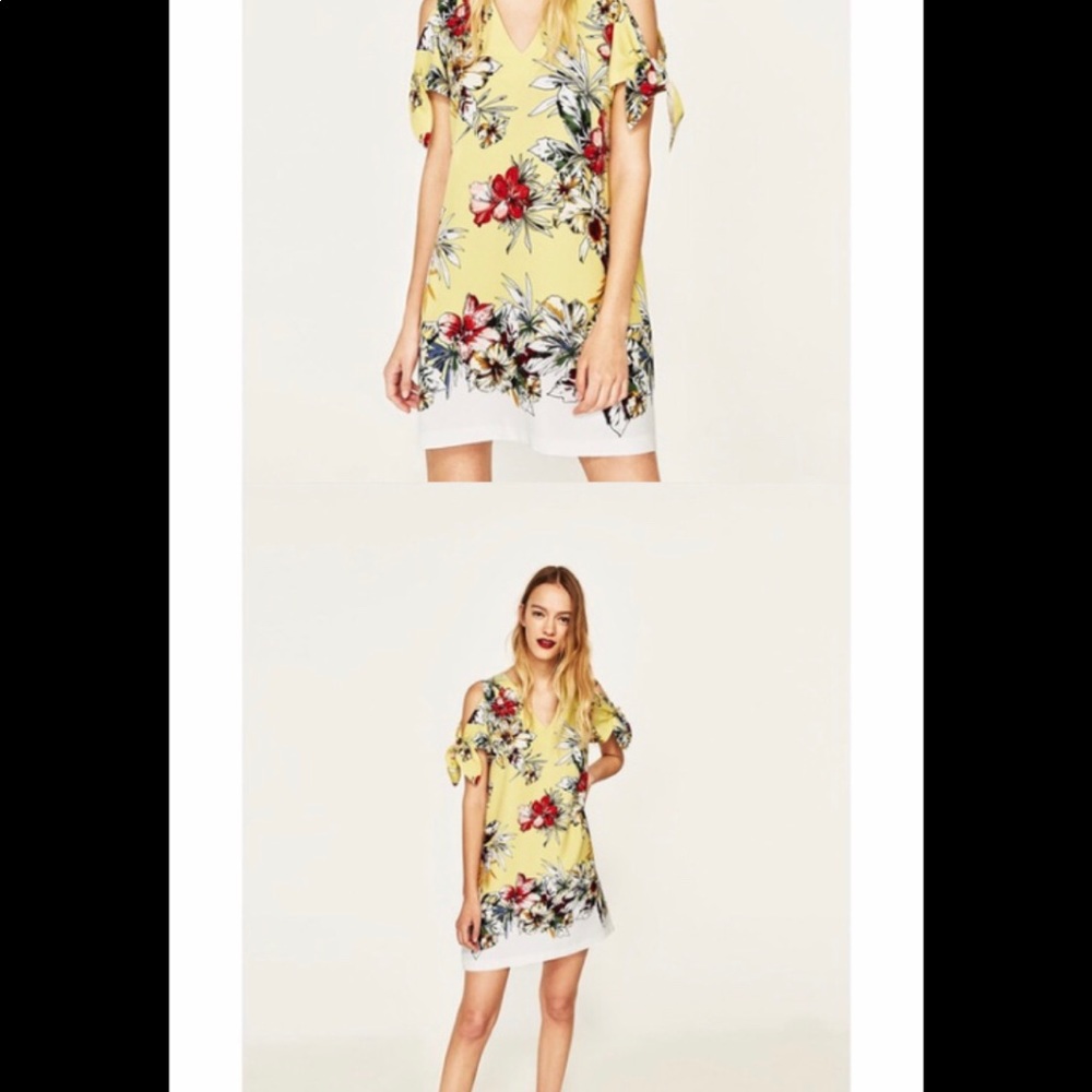 ZARA FLORAL DRESS - Picture 4 of 4